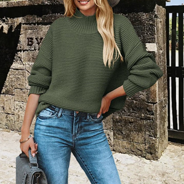 Women's Soft Knitted Turtleneck Sweater