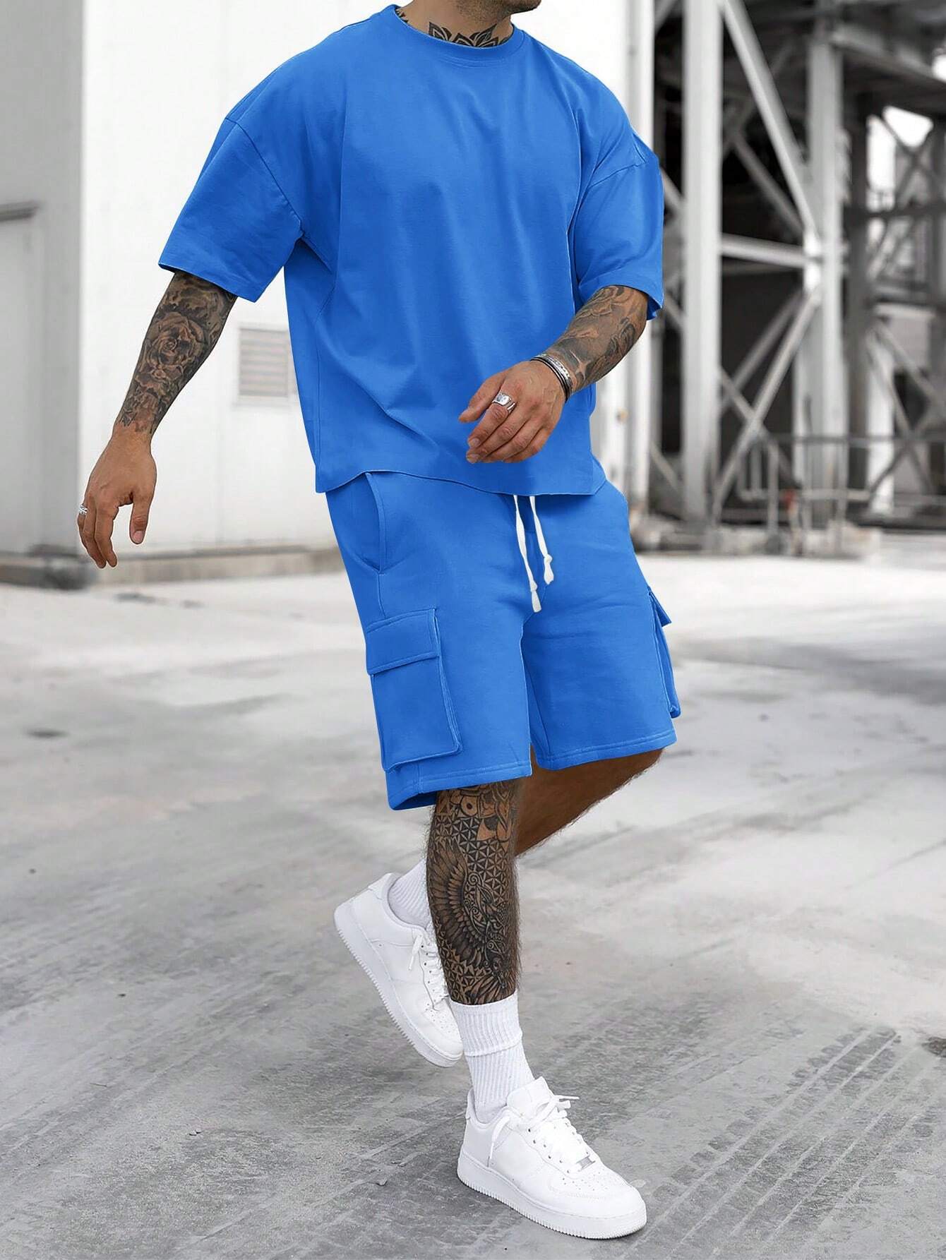 Herren Sportbekleidung Set Bequem Aktiv