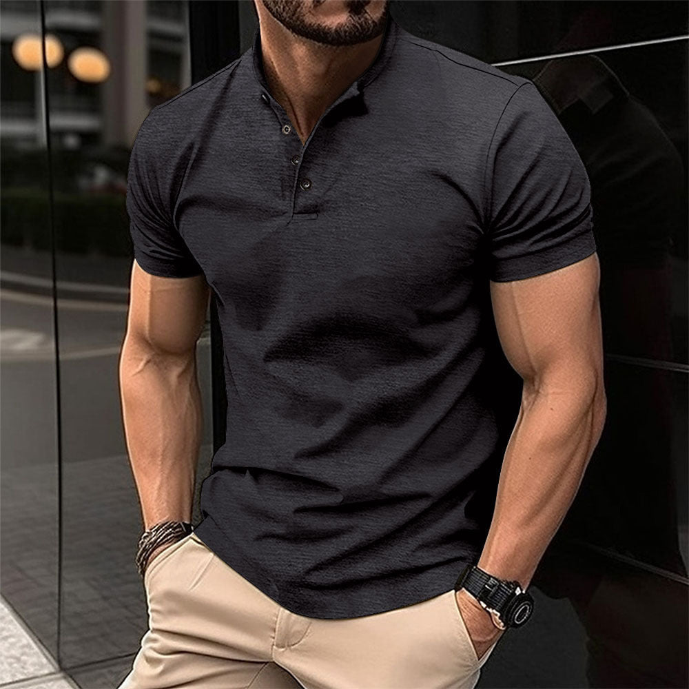 Men's Short Sleeve Polo Shirt Modern Style