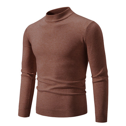 Men's Modern Fine Knit Turtleneck Sweater
