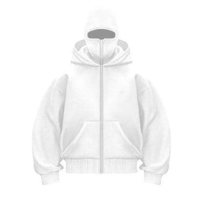 Damen Stylish Kapuzenjacke Hochkragen Trendmodell - IdealeKleiden