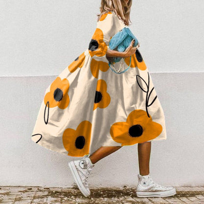 Women's Summer Dress Floral Colorful Elegant