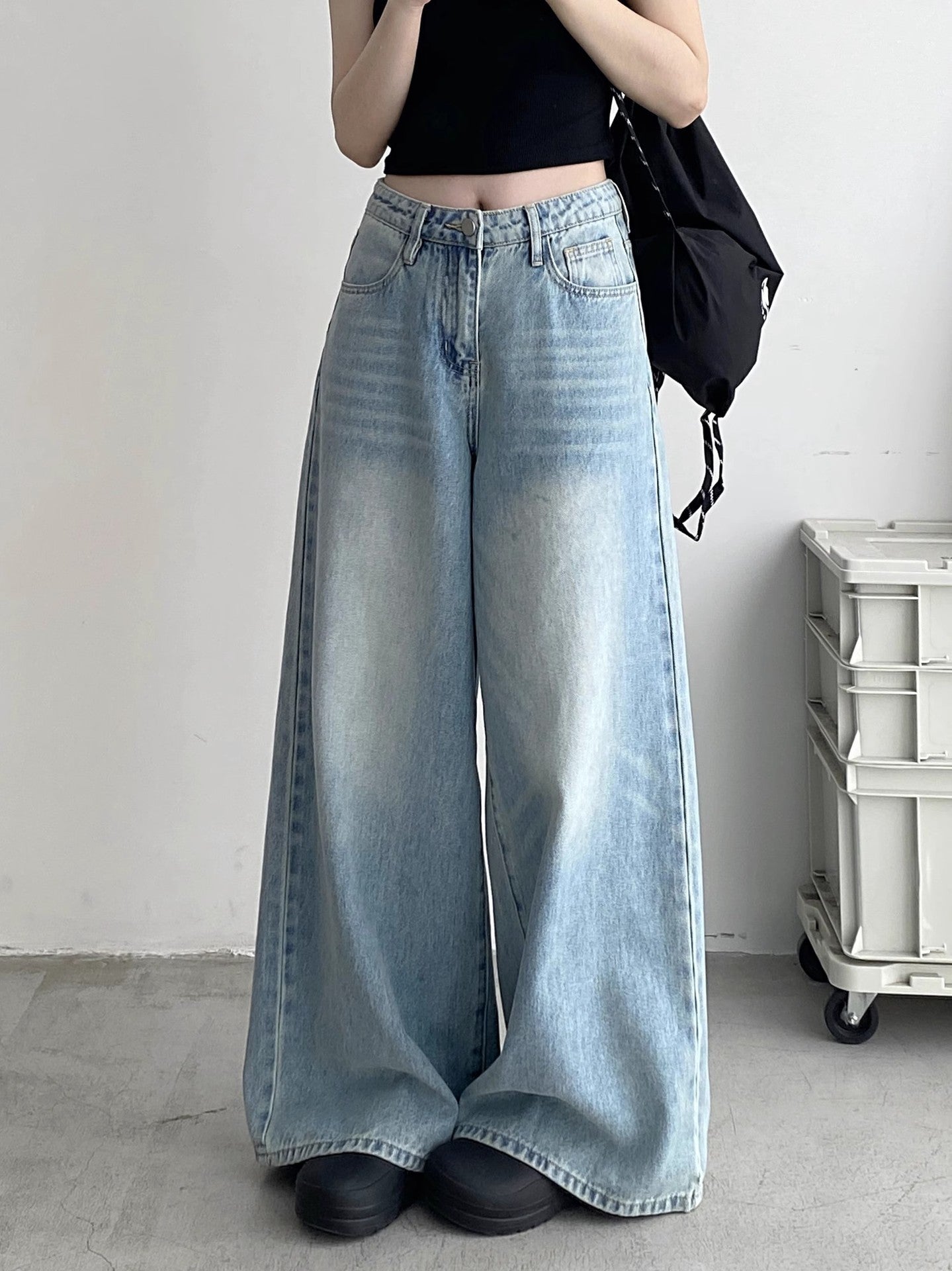 Damen Jeans Hochwerder Bequem Urban Style