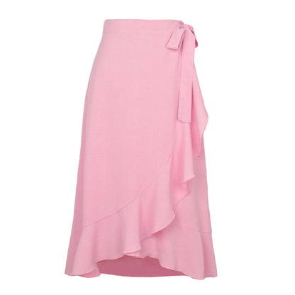 Women's Wrap Skirt Elegant Flowy Summer Dress