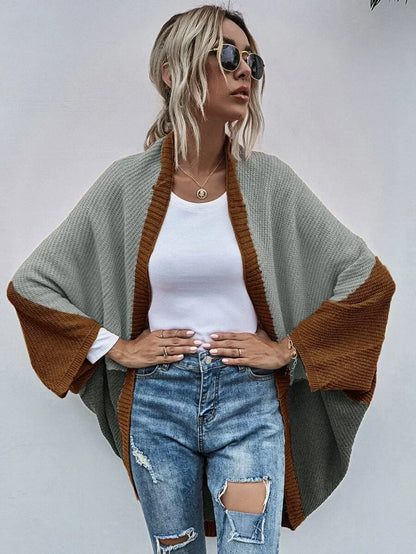 Women's Oversized Wool Batwing Cardigan