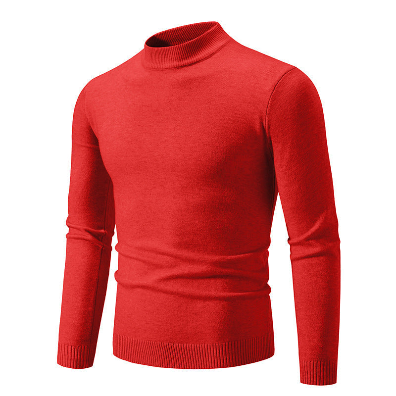 Men's Modern Fine Knit Turtleneck Sweater
