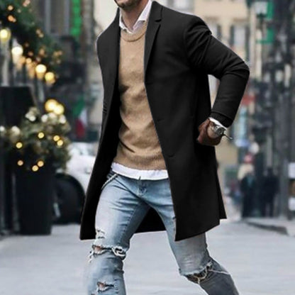Men's Elegant High-Quality Designer Look Coat