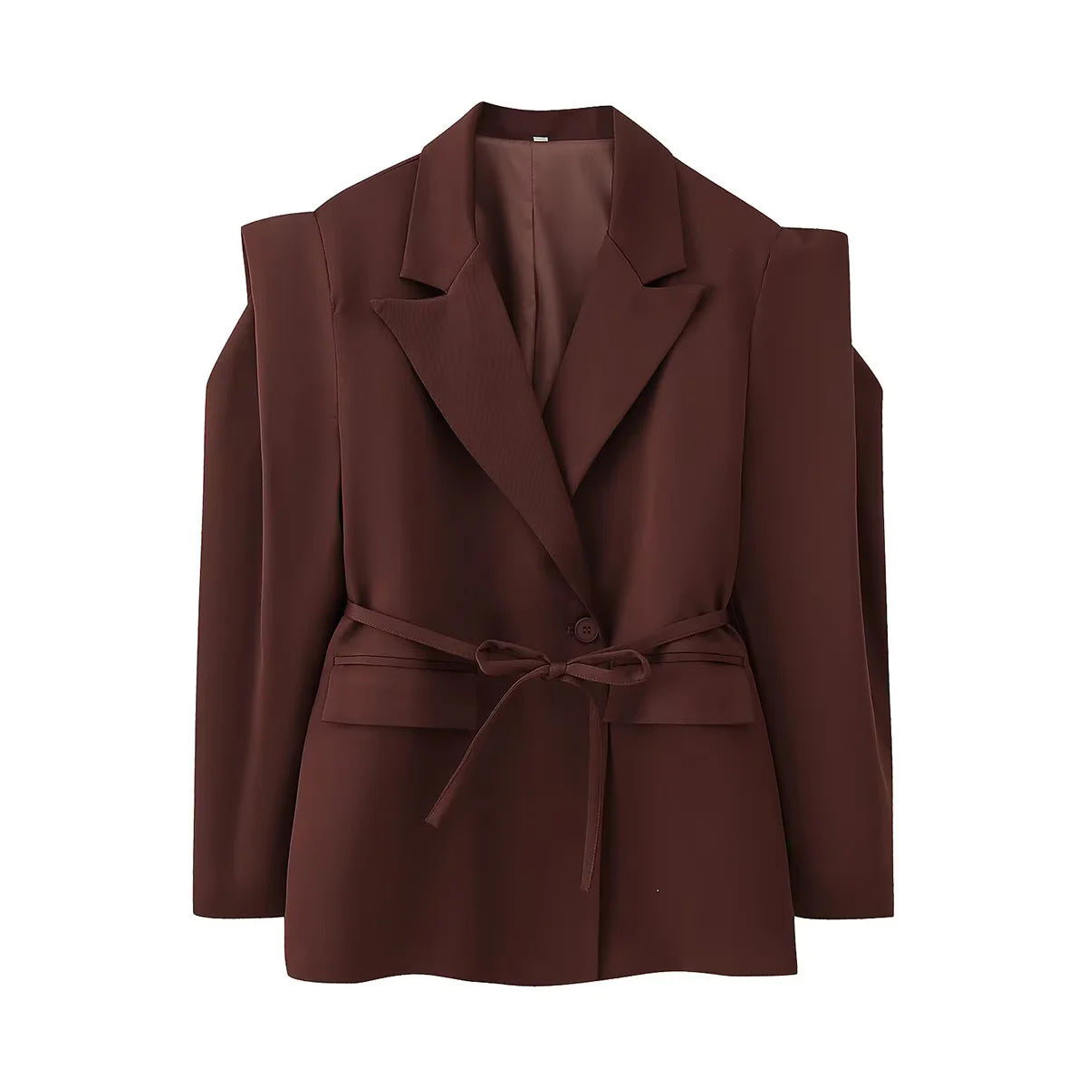 Women's Oversized Blazer Jacket Elegant with Belt