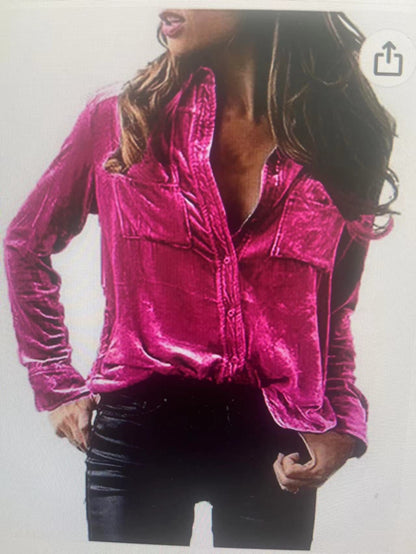 Elegant Women's Satin Blouse with Embroidery