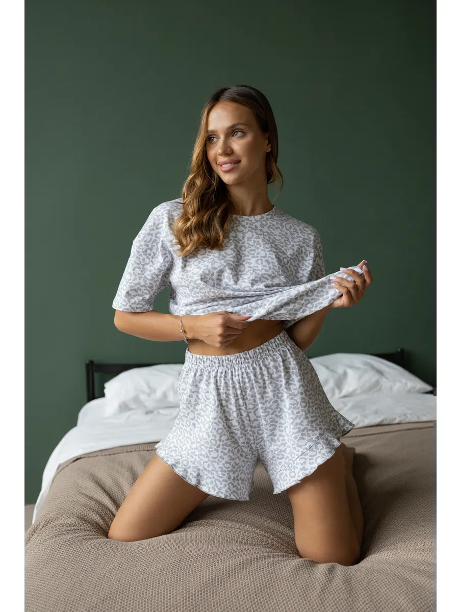 Leopard Print Pajamas for Women Trendy Pattern