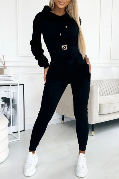 Women's Sport Jumpsuit Hooded Elastic Comfortable