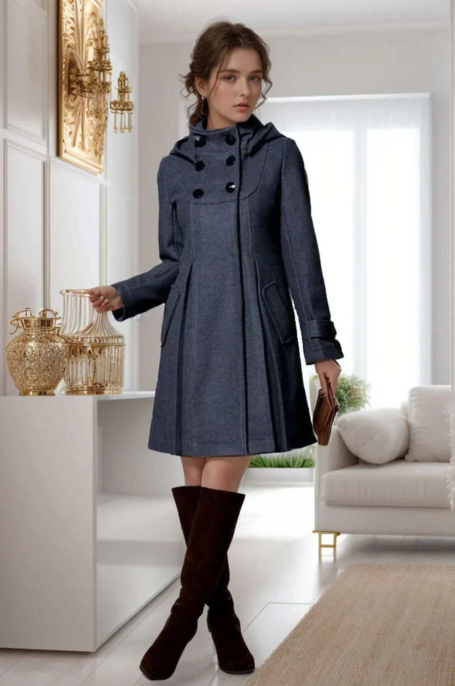 Gaia - Stylish Women's Coat Elegance