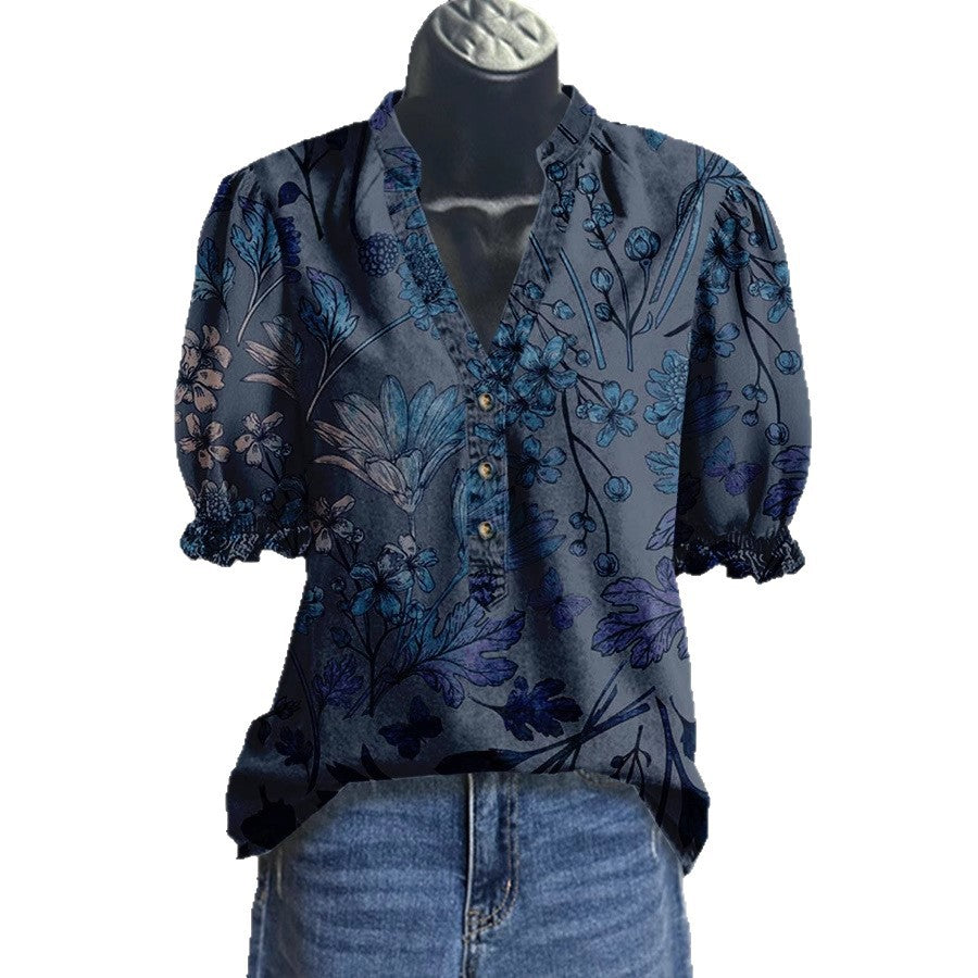 Blumenkleid Damen Elegant Geschenk - IdealeKleiden