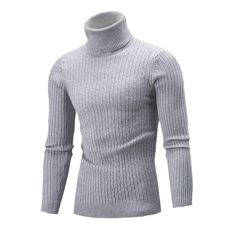 Men's Sweater Classic Ribbed Elegant Design