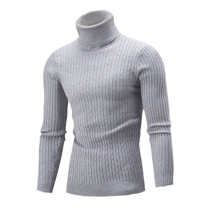 Men's Sweater Classic Ribbed Elegant Design
