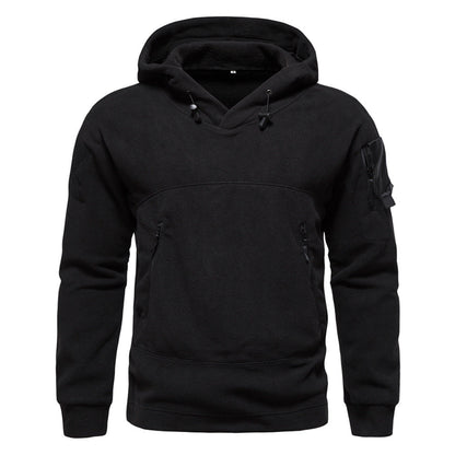 Men's Modern Fleece Hoodie with Zipper Pockets