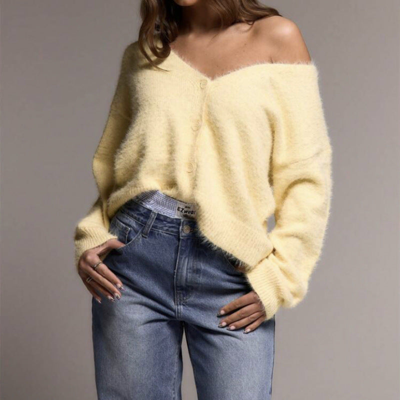 Women's Soft Oversized Cozy Cardigan