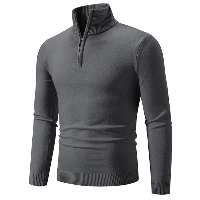 Men's Modern Pullover Short Zipper