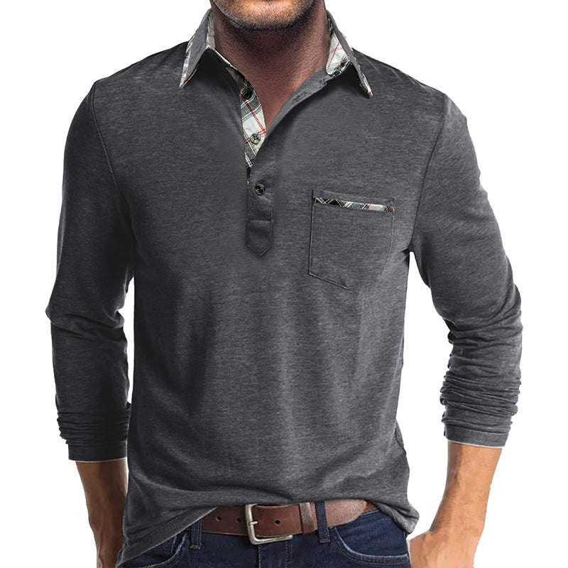 Elegant Blouse Long-sleeved Cotton