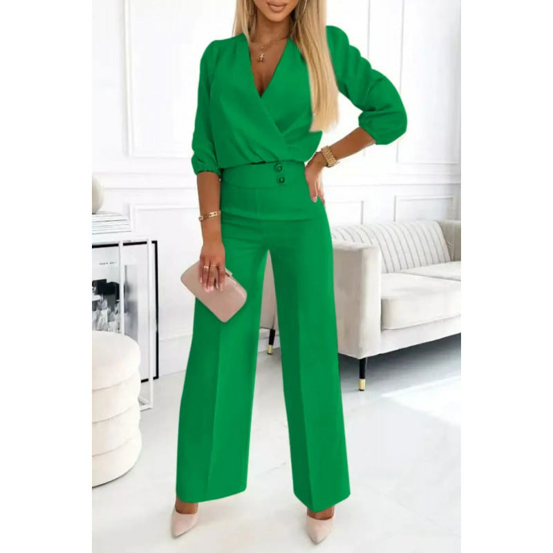 Women's Elegant Jumpsuit Wide Leg Evening Dress