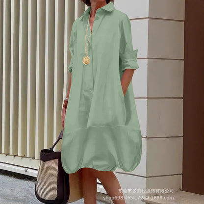Women's Lightweight Summer Dress with Pockets