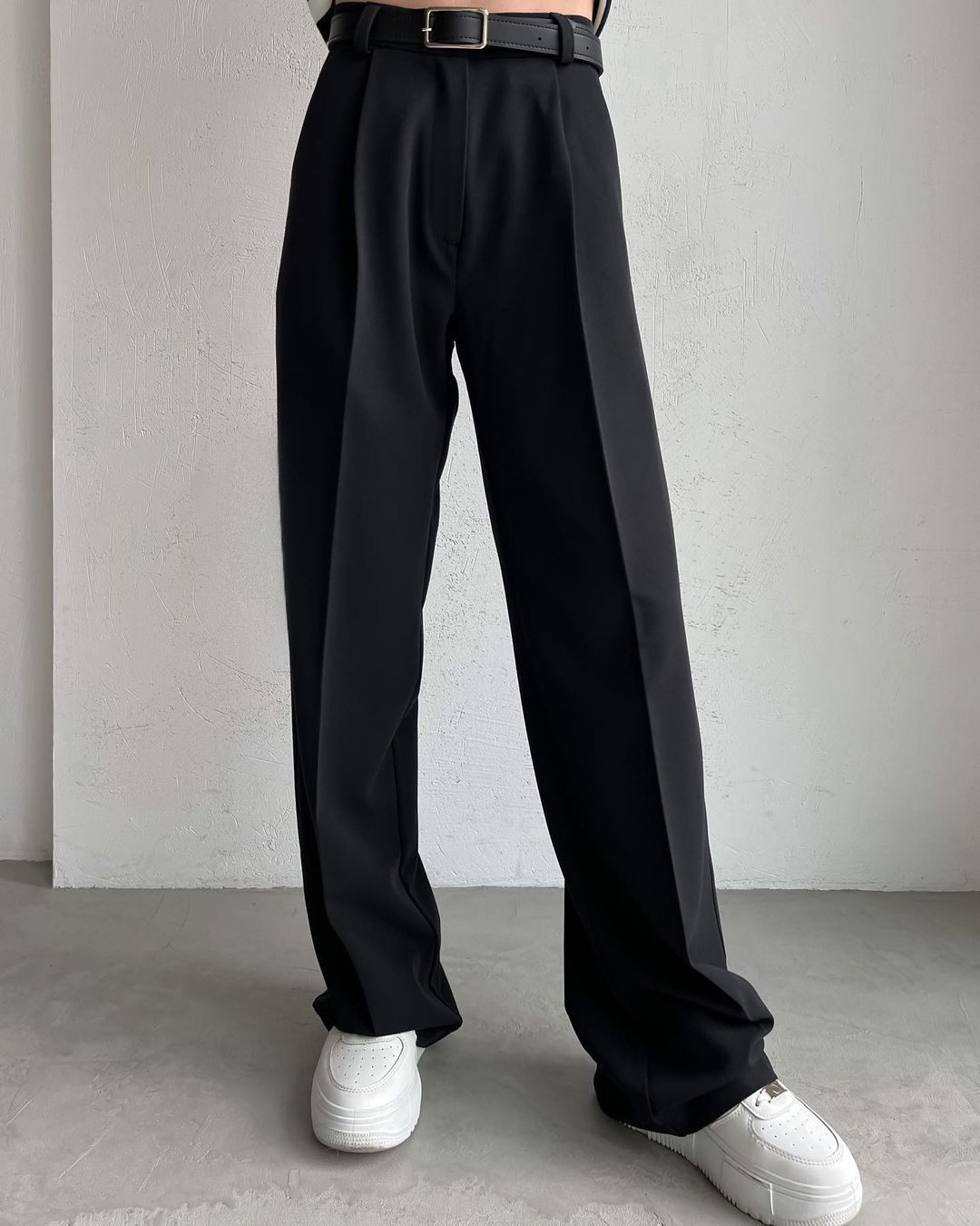 Women's High-Waisted Trousers Elegant Slim Fit
