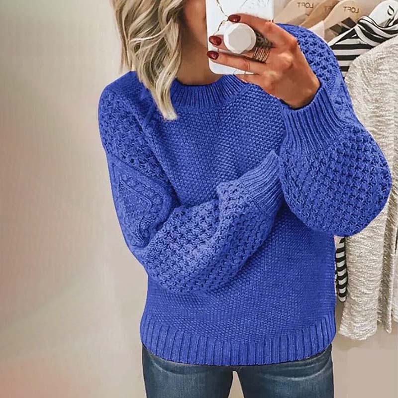 Women's Knitted Pullover Winter Warm