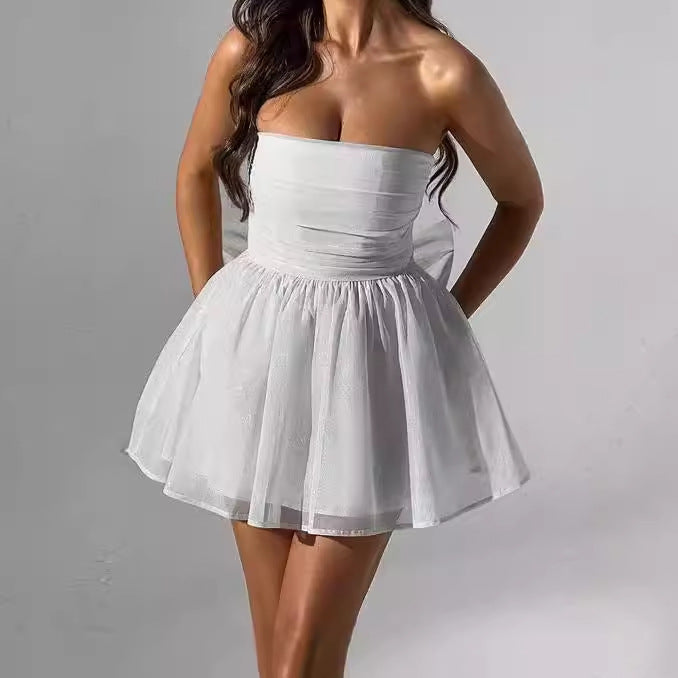 Damen Partykleid Elegant Schimmernde Details