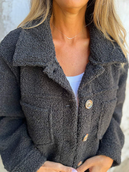 Women's Soft Fleece Jacket Warm Elegant