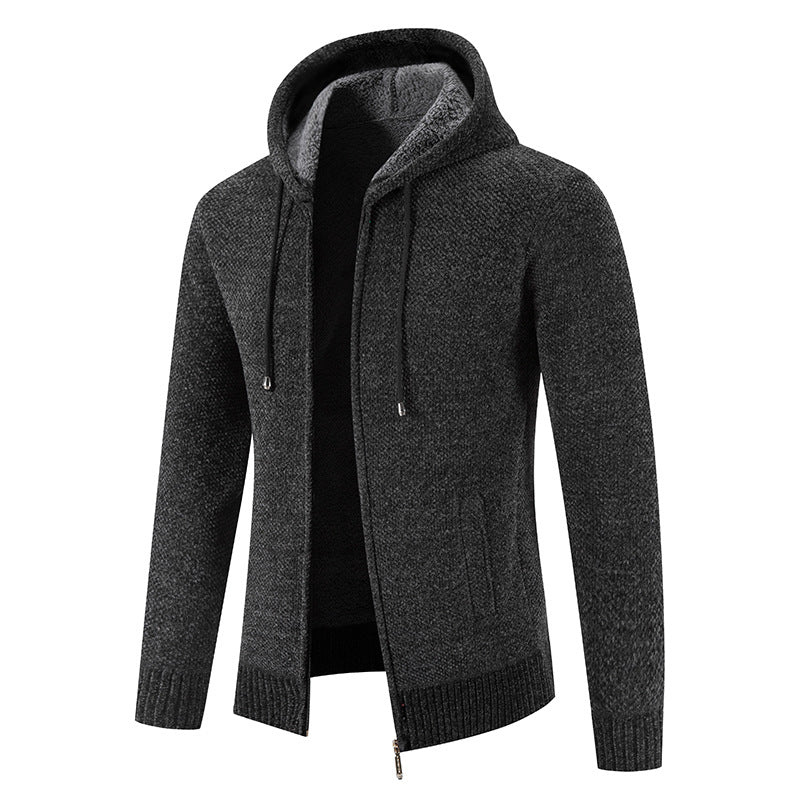 Men's Hooded Softshell Jacket Modern Design