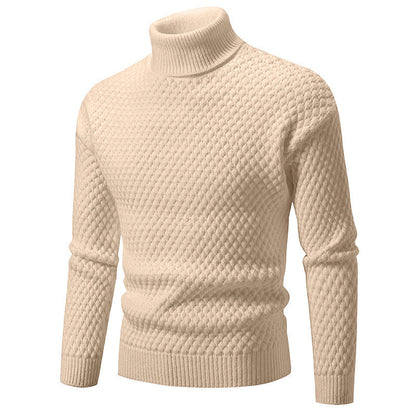 Men's Turtleneck Sweater Structured Modern Style