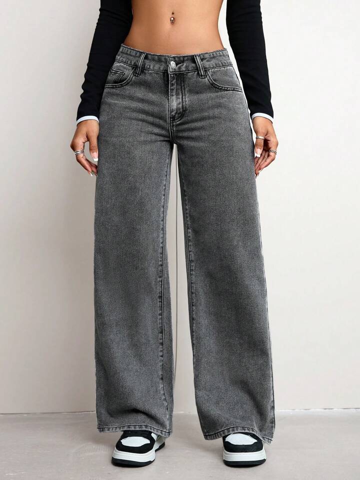 Women's shoes are not in the title, it's pants: Women's Wide Leg Jeans High Waisted Comfortable