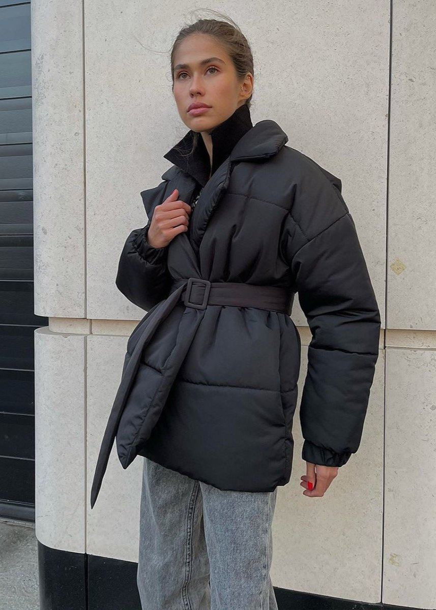 Elegant Puffer Jacket Winter-Warm & Stylish