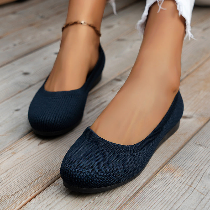 Women's Knitted Shoes Elastic Comfortable