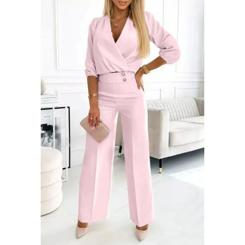 Women's Elegant Jumpsuit Wide Leg Evening Dress