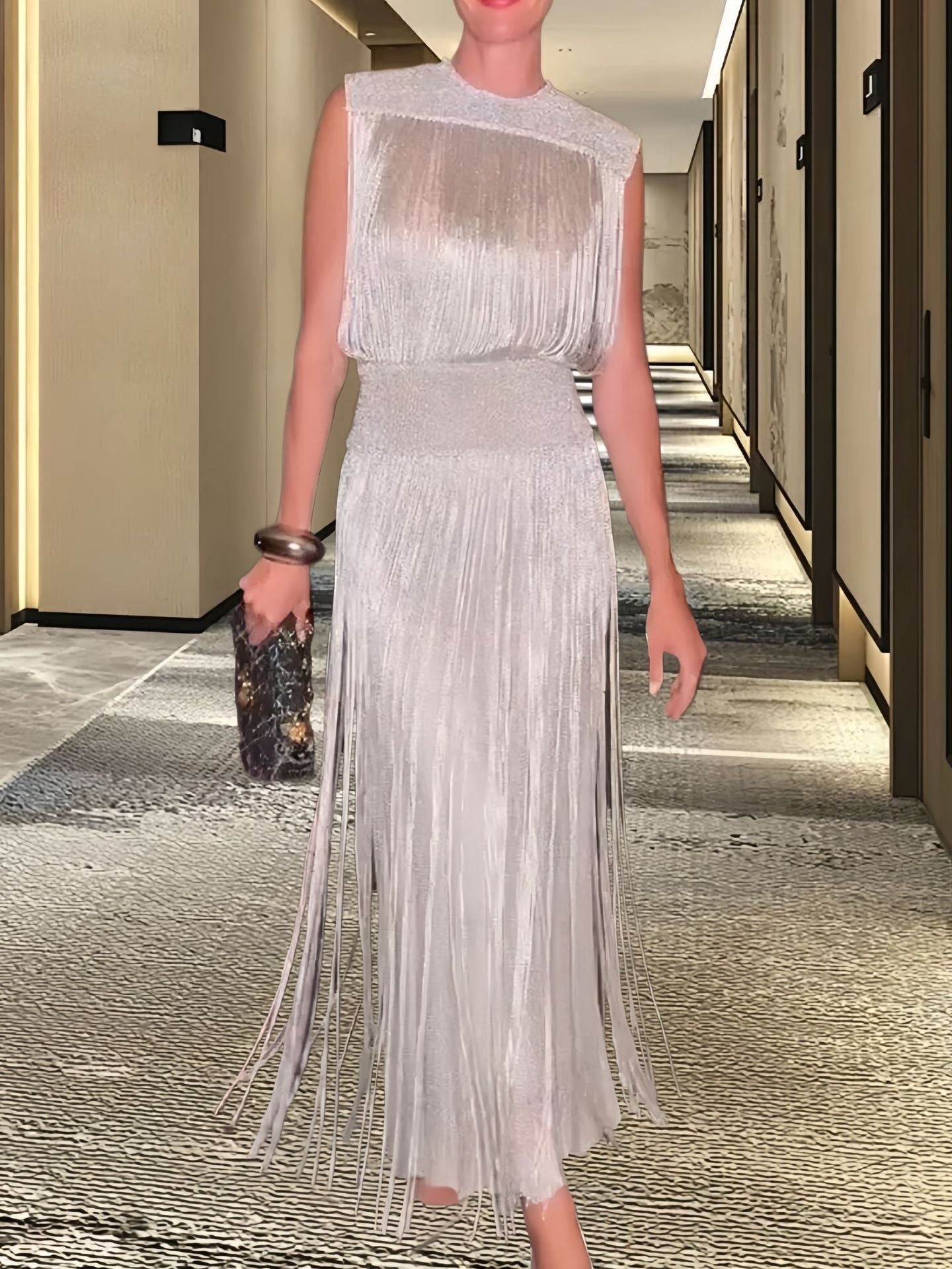 Women's Evening Dress Elegant Flared Hem