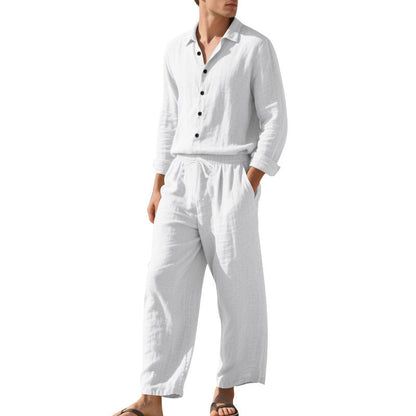 Men's Linen Suit Comfortable Elegant Slim Fit