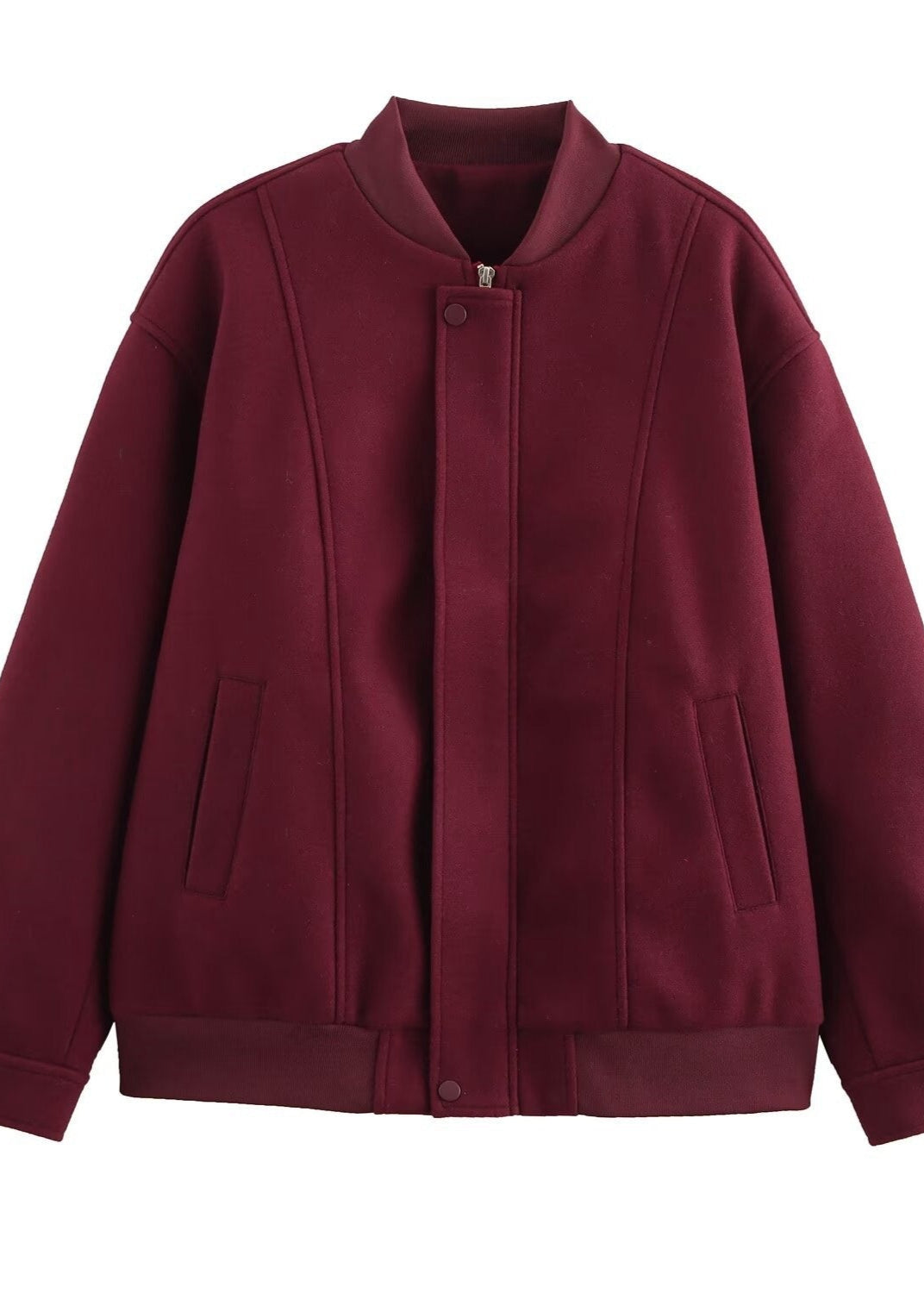 Sporty Varsity Bomber Jacket