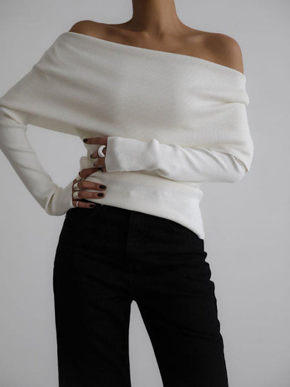 Women's Elegant Off-Shoulder Top