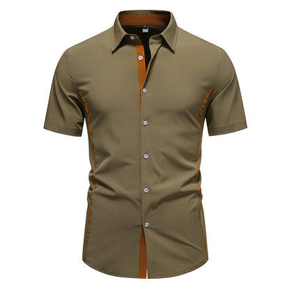 Men's Short Sleeve Shirt Modern Style