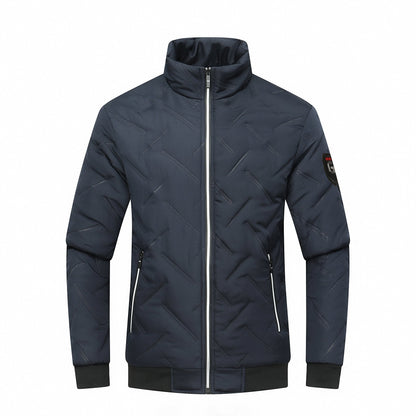 Men's Quilted Jacket Slim Fit Modern Chic