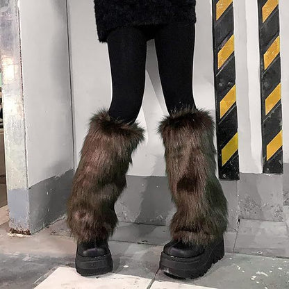 Women's Stylish Fur Cuffs Elegant Accessories