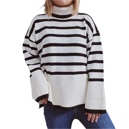 Striped Men's Sweaters Warm and Comfortable