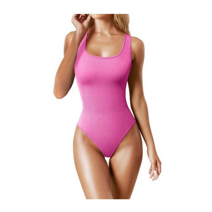 Women's One-Piece Ribbed Elegant Short Dress