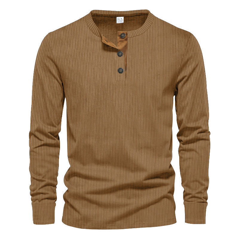 Men's Long-Sleeve Shirt Structured Modern Design