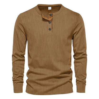 Men's Long-Sleeve Shirt Structured Modern Design
