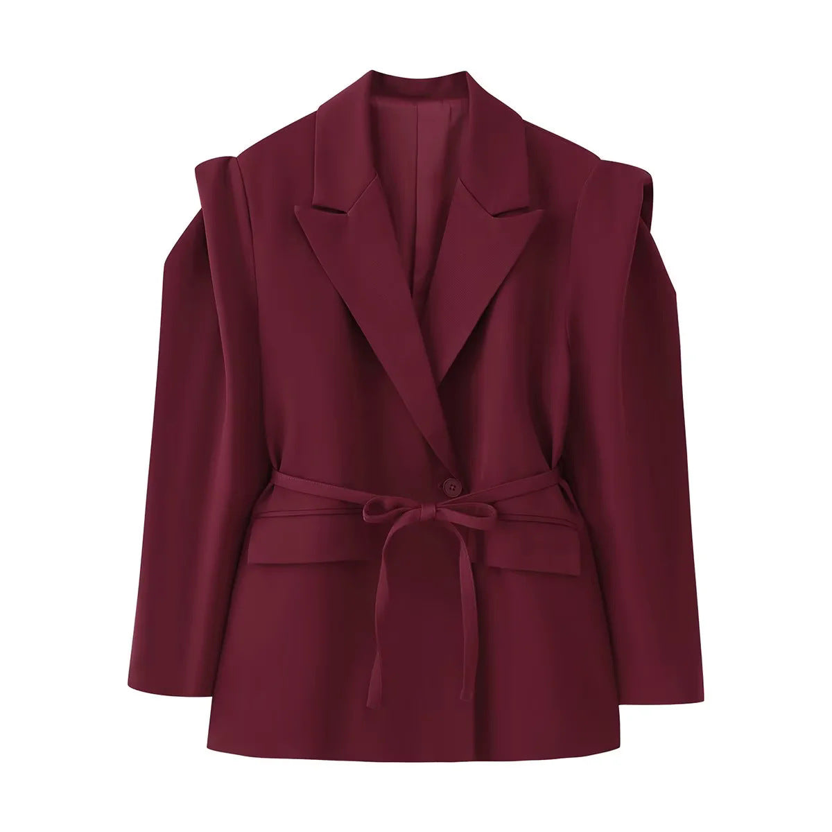 Women's Oversized Blazer Jacket Elegant with Belt