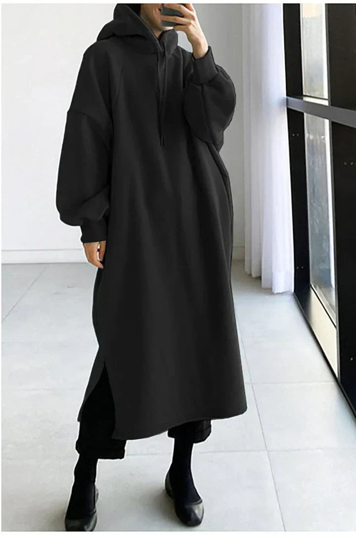 Langer Frauenpullover Trendy Style - IdealeKleiden