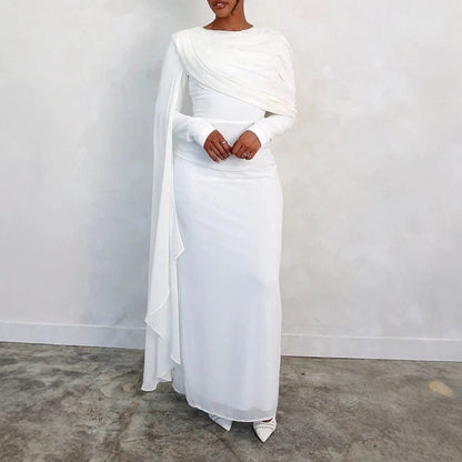Women's Elegant Long Sleeve Evening Dress