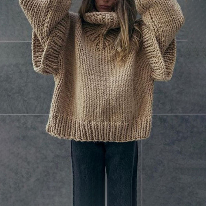 Übergroße Frauenpullover Oversized Style - IdealeKleiden